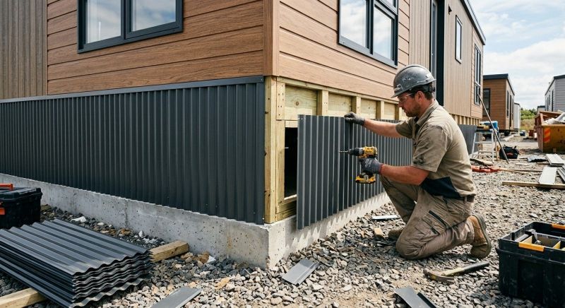 Corrugated Siding Installation