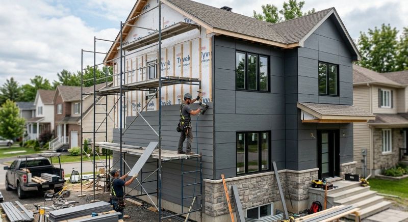 Facade Cladding Installation