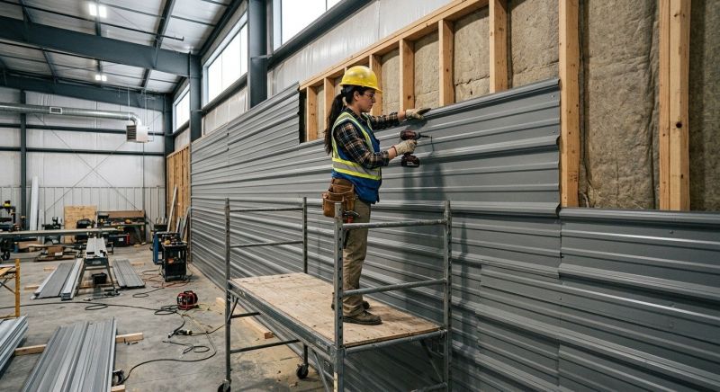 Tin Siding Installation