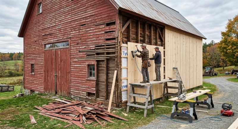 Barn Siding Replacement in Hiram, GA