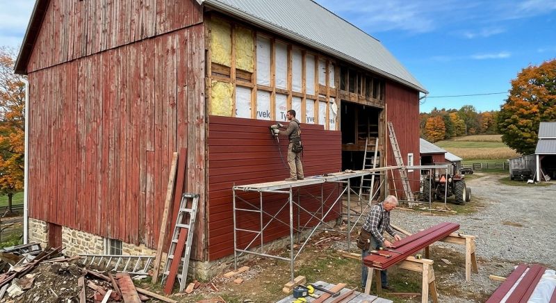 Barn Siding Replacement in Union City, GA