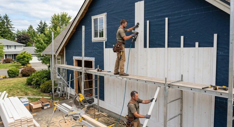 Batten Siding Installation in Douglasville, GA