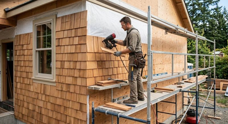 Cedar Siding Installation in Bremen, GA