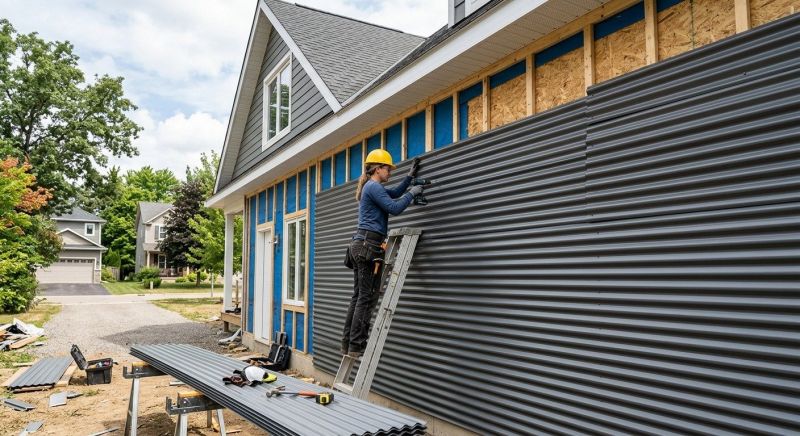 Corrugated Siding Installation in Hiram, GA