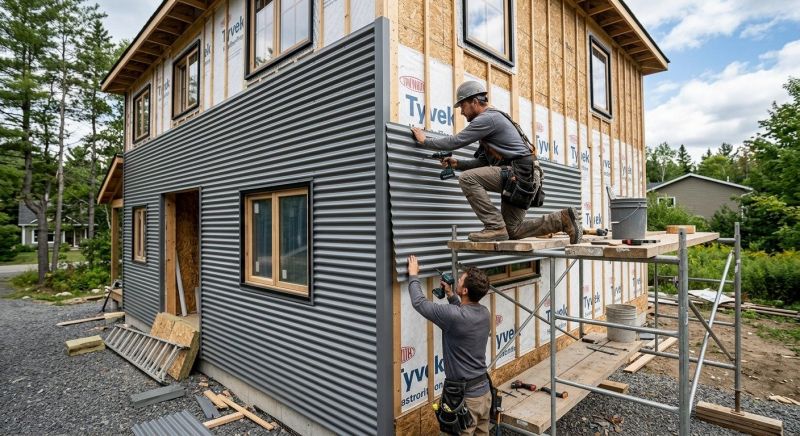 Corrugated Siding Installation in Hiram, GA