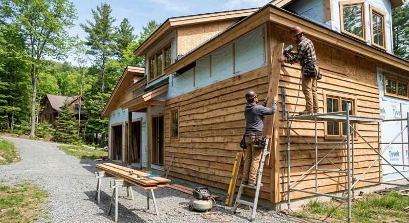 Faux Wood Siding Installation in Union City, GA