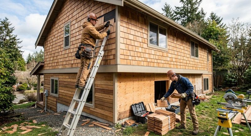 Hardwood Siding Installation in Bartow County, GA
