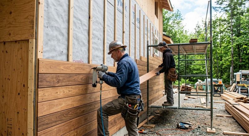 Hardwood Siding Installation in Temple, GA