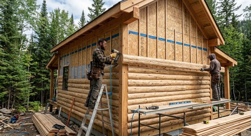 Log Siding Installation in Douglasville, GA