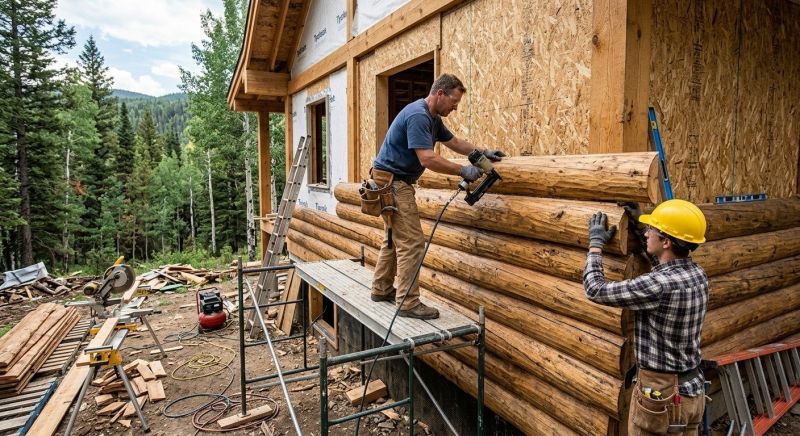 Log Siding Installation in Fairburn, GA