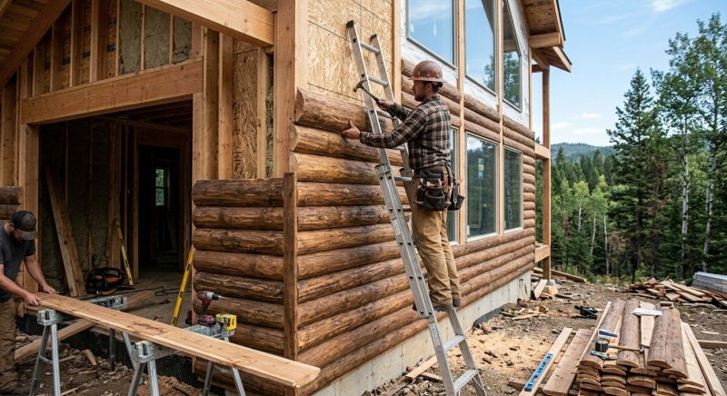 Log Siding Installation in Hiram, GA