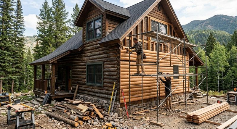 Log Siding Replacement in Hiram, GA