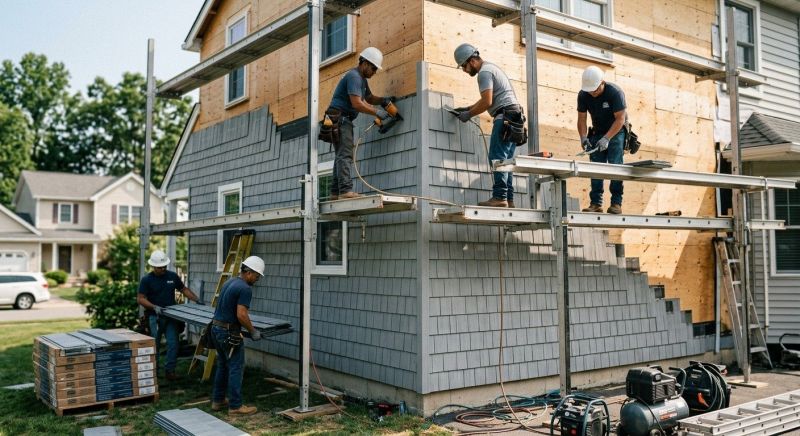 Shingle Siding Installation in Hiram, GA