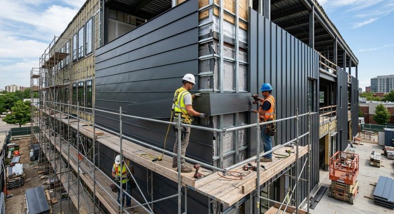 Steel Cladding Installation in Hiram, GA
