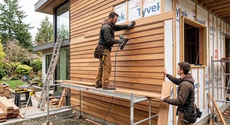 Wood Cladding Installation in Union City, GA