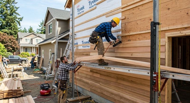 Wood Plank Siding Installation in Hiram, GA