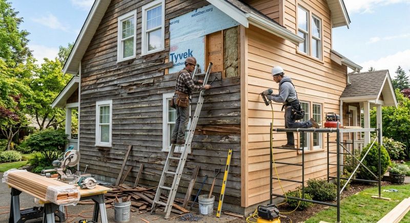 Wood Siding Replacement in Cobb County, GA